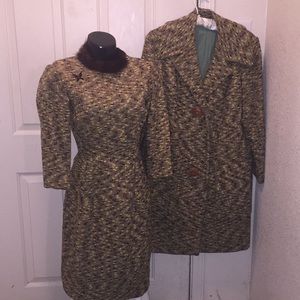 Vintage 60’s Wool Dress and Coat